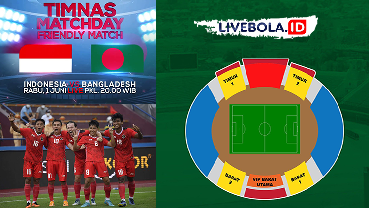 Cara Membeli Tiket Dan Daftar Harga, Pertandingan Timnas Indonesia Vs Bangladesh