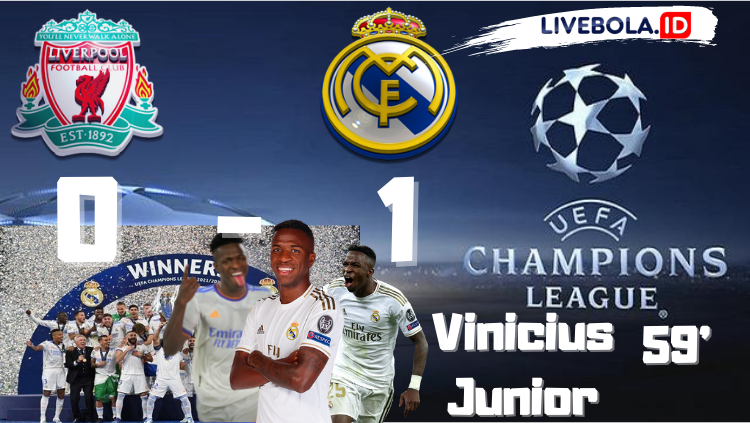 Real Madrid Sukses Mengantongi 14 Trofi Liga Champions Setelah Mengalahkan Liverpool Di Partai Final