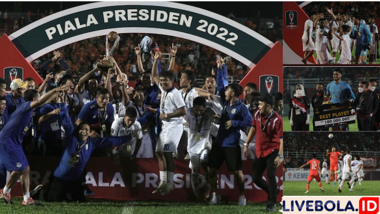 Piala Presiden 2022: Gelar Juara Ketiga Arema FC, Pemain Terbaik Adilson Maringa