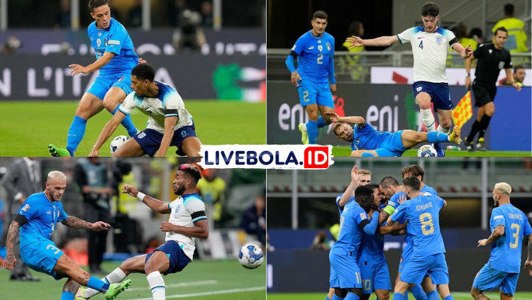 Hasil Italia vs Inggris: Skor 1-0