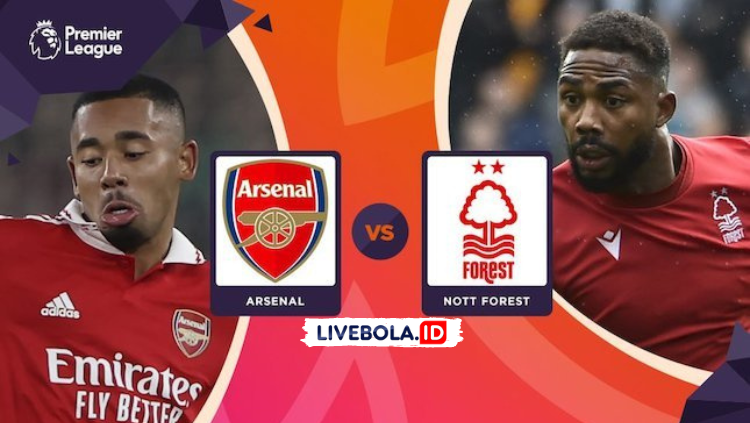 Live Streaming Premier League di Vidio: Arsenal vs Nottingham Forest, Minggu 30 Oktober 2022