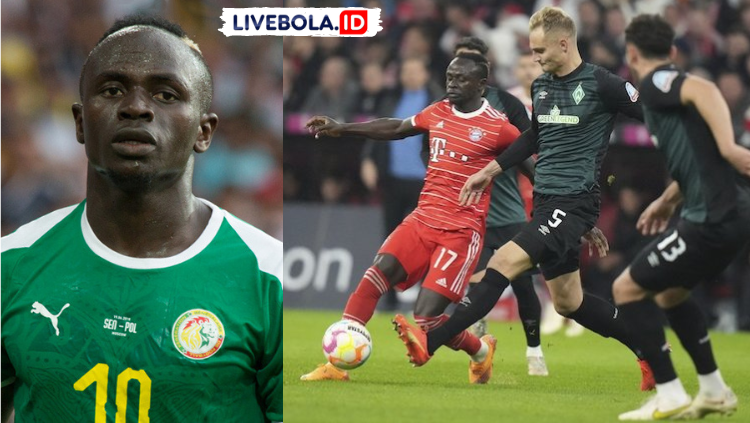 Cedera di Laga Bayern vs Bremen, Sadio Mane Kabarnya Bakal Absen Bela Senegal di Piala Dunia 2022
