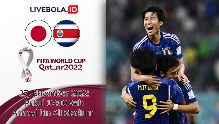 Link Live Streaming Piala Dunia 2022 Jepang vs Kosta Rika: Samurai Biru Siapa Raih 3 Point