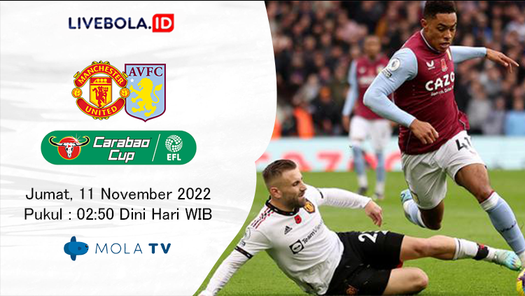 Link Live Streaming Manchester United vs Aston Villa, Jumat 11 November 2022