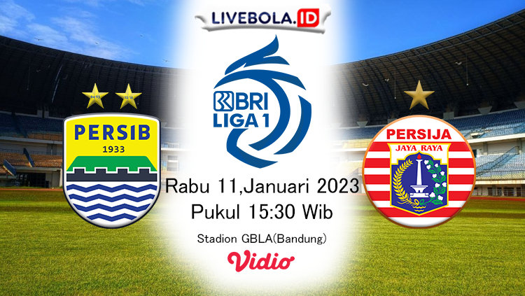 Link Live Streaming Dan Siaran Langsung Bri Liga 1 2022/2023 Persib Bandung vs Persija Jakarta