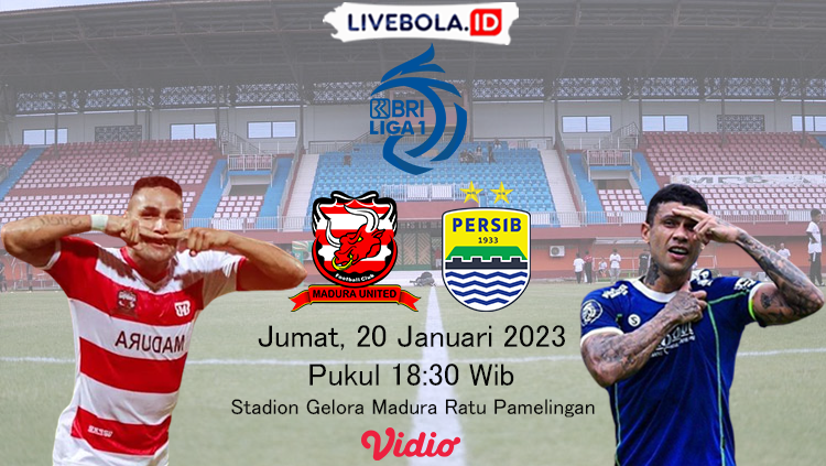 Link Live Streaming Dan Siaran Langsung BRI Liga1 2022/2023, Madura United vs Persib Bandung